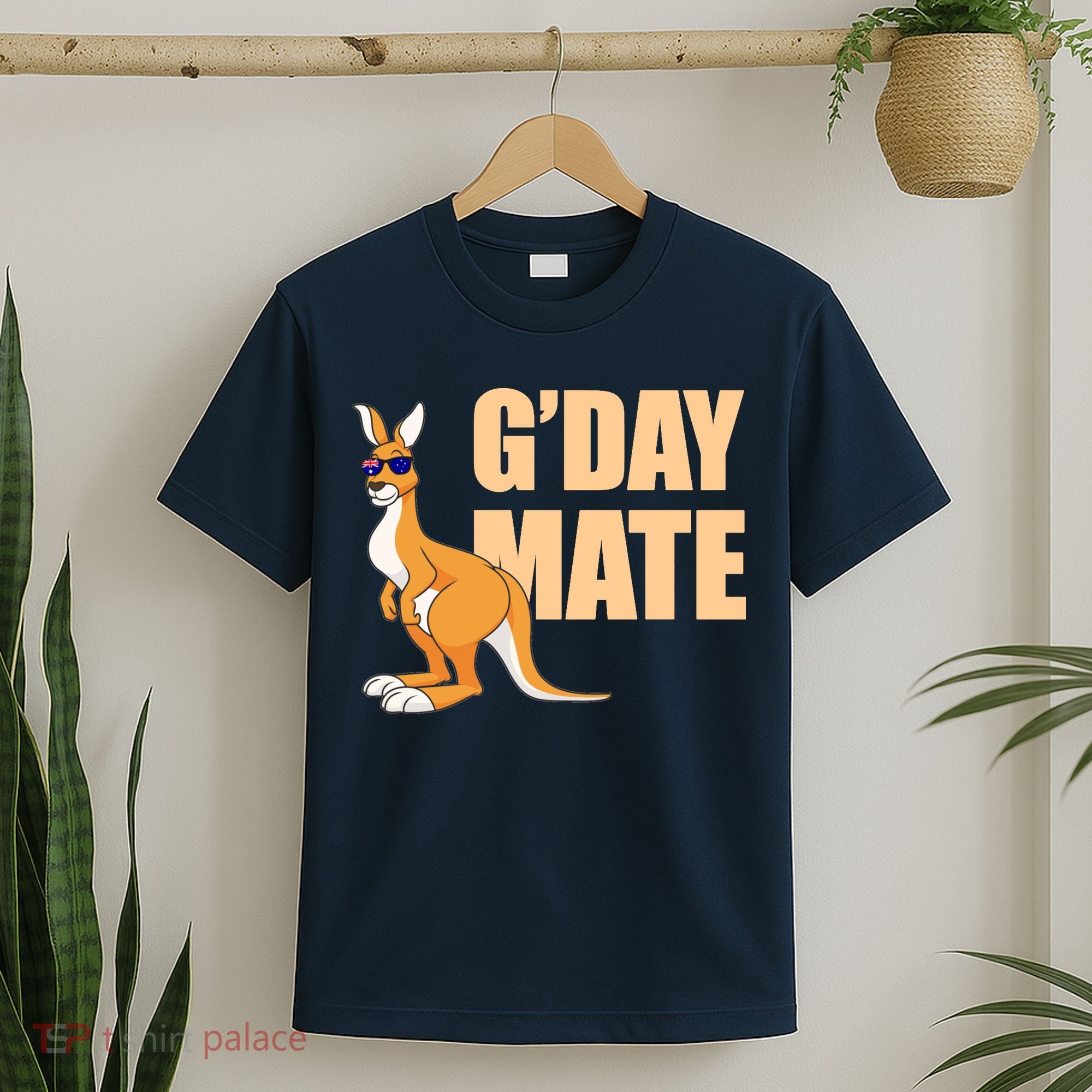 Kangaroo Australia G'Day Mate Australian Symbol T-Shirt