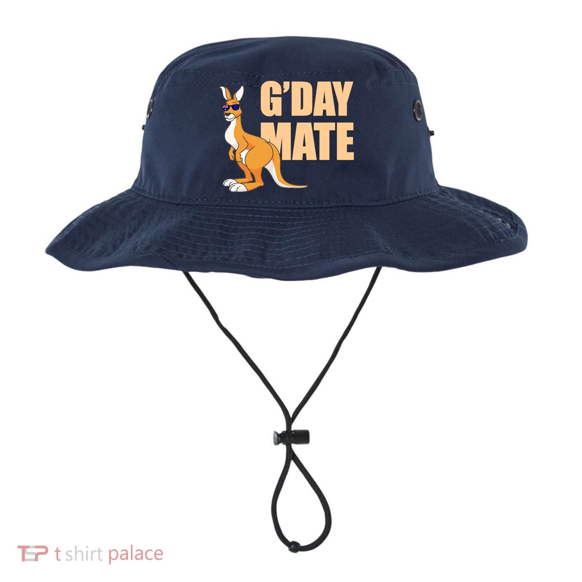Kangaroo Australia G'Day Mate Australian Symbol Bucket Hat