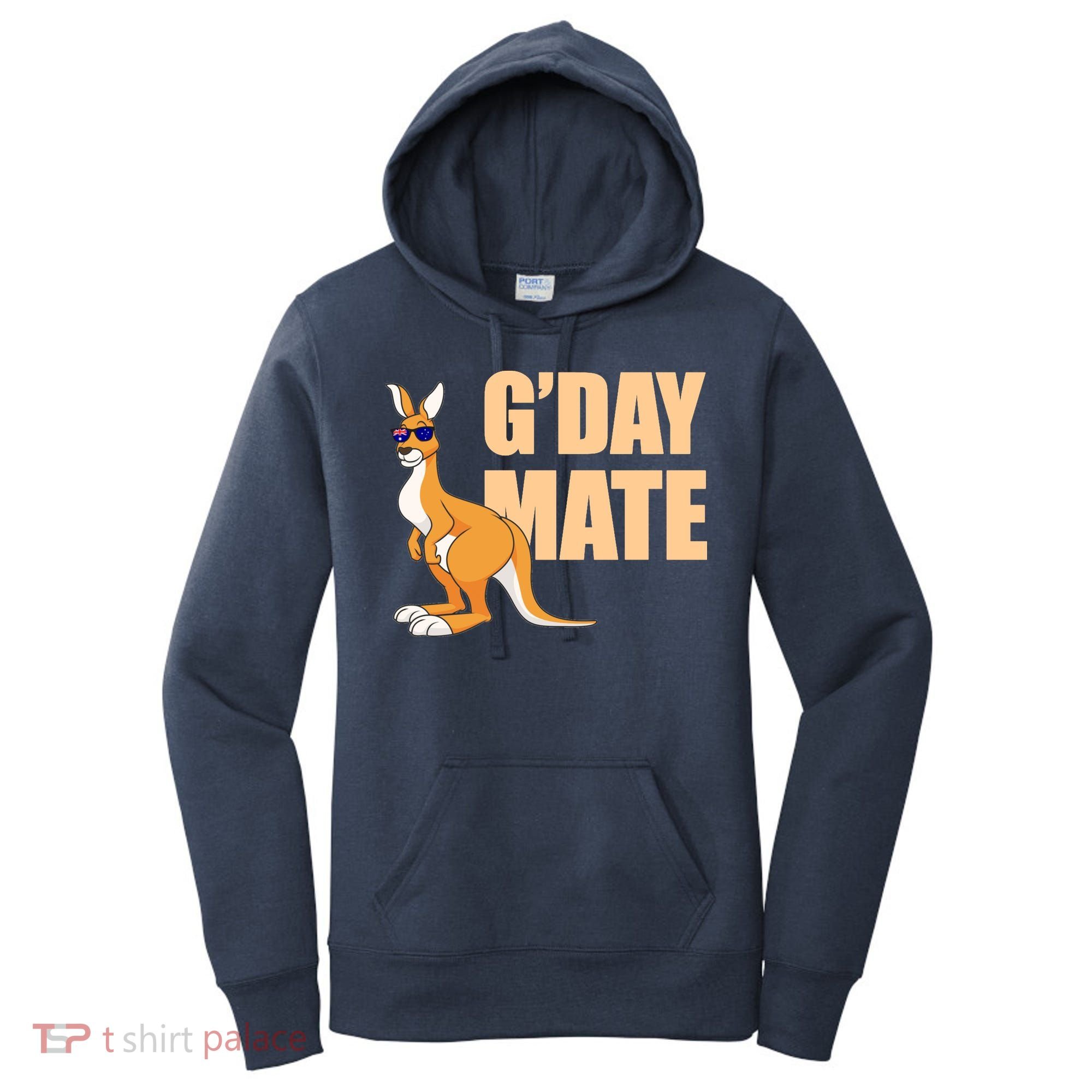 Kangaroo Australia G'Day Mate Australian Symbol Women's Hoodie