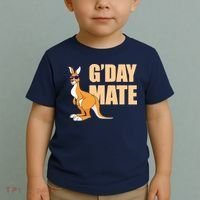 Kangaroo Australia G'Day Mate Australian Symbol Toddler T-Shirt thumb 2