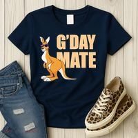 Kangaroo Australia G'Day Mate Australian Symbol Women's T-Shirt thumb 3