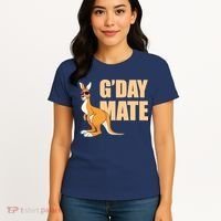 Kangaroo Australia G'Day Mate Australian Symbol Women's T-Shirt thumb 4