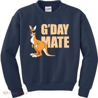 Kangaroo Australia G'Day Mate Australian Symbol Kids Sweatshirt thumb 0