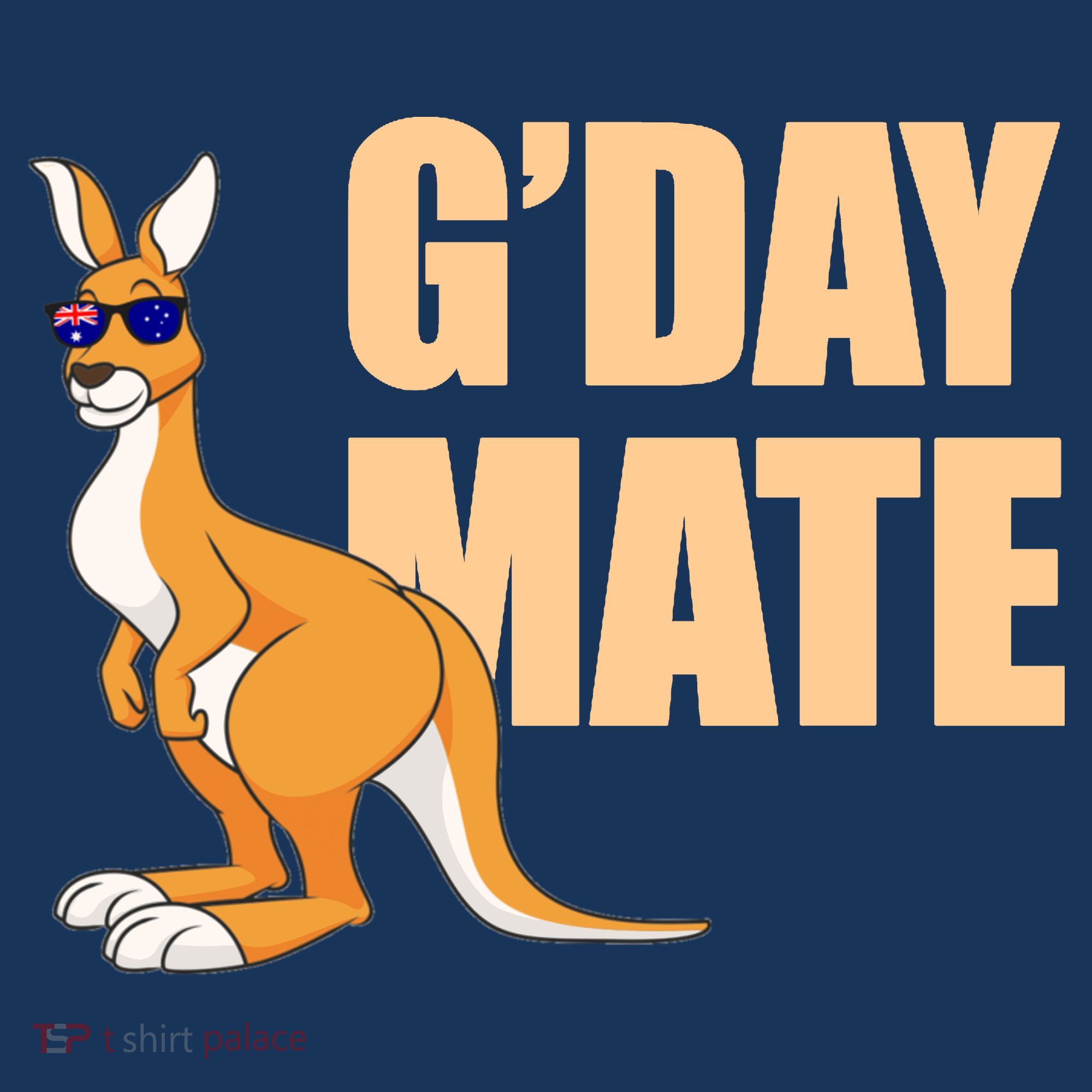 Kangaroo Australia G'Day Mate Australian Symbol Kids Sweatshirt
