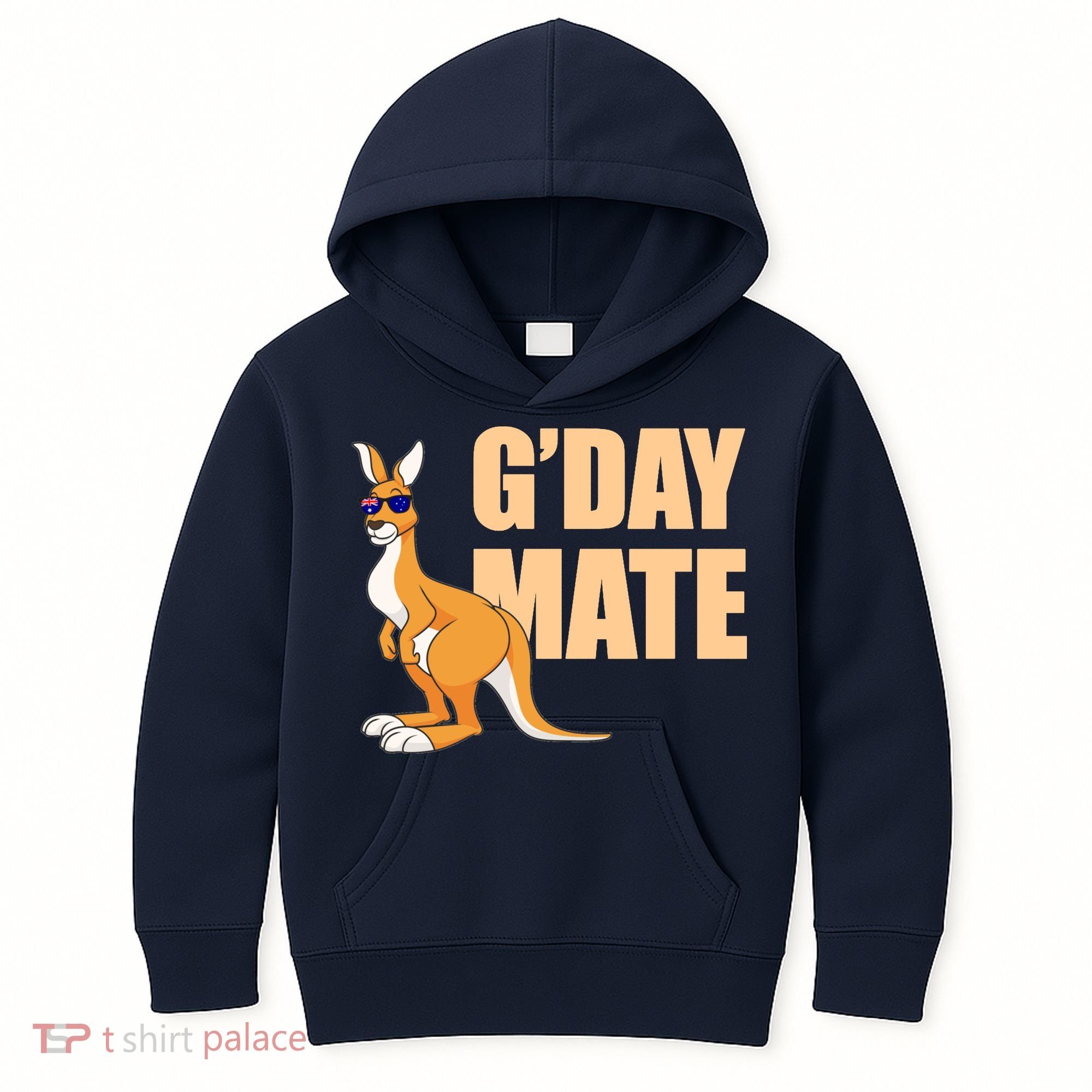 Kangaroo Australia G'Day Mate Australian Symbol Kids Hoodie