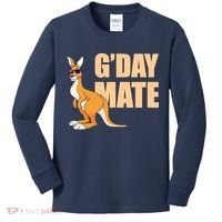 Kangaroo Australia G'Day Mate Australian Symbol Kids Long Sleeve Shirt thumb 0