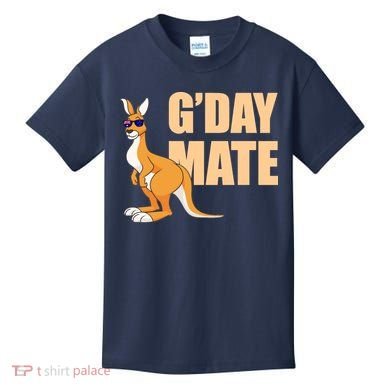 Kangaroo Australia G'Day Mate Australian Symbol Kids T-Shirt
