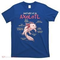 Kids Axolotl Gift Axolotl Stuff Anatomy Of An Axolotl T-Shirt thumb 0