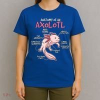Kids Axolotl Gift Axolotl Stuff Anatomy Of An Axolotl T-Shirt thumb 4