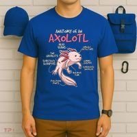 Kids Axolotl Gift Axolotl Stuff Anatomy Of An Axolotl T-Shirt thumb 6