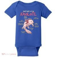 Kids Axolotl Gift Axolotl Stuff Anatomy Of An Axolotl Baby Bodysuit thumb 0