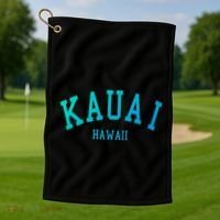 Kauai Aloha Hawaii Tribe Beach Gift Golf Towel thumb 1