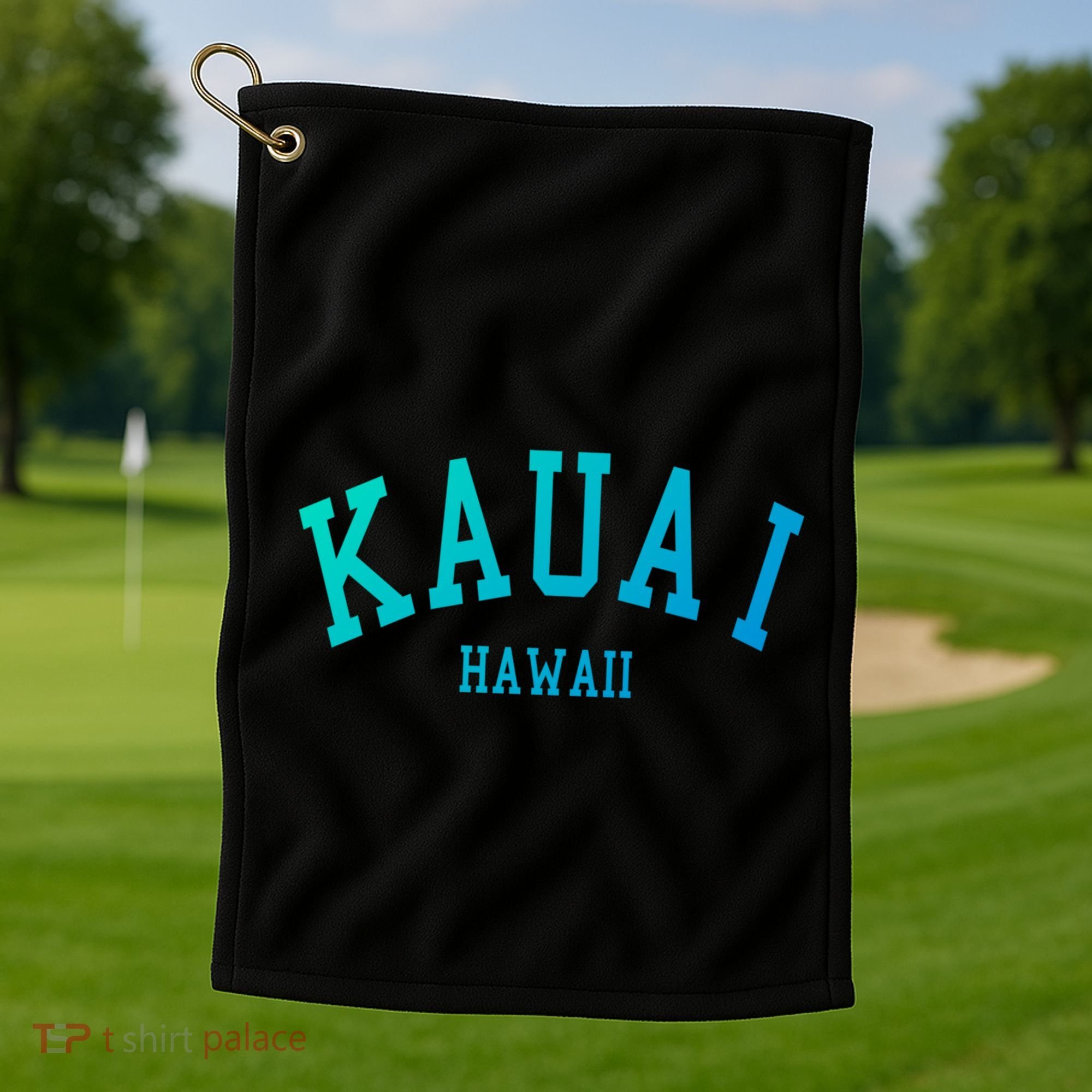 Kauai Aloha Hawaii Tribe Beach Gift Golf Towel