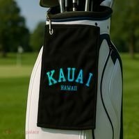 Kauai Aloha Hawaii Tribe Beach Gift Golf Towel thumb 2