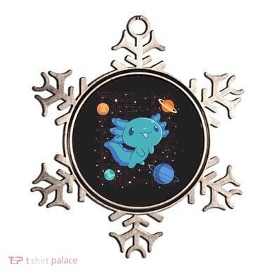 Kawaii Axolotl In Space With Planets Cute Japanese Science Ornament