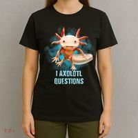 Kawaii Axolotl I Axolotl Questions Funny Axolotl Lover T-Shirt thumb 4