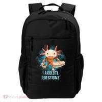 Kawaii Axolotl I Axolotl Questions Funny Axolotl Lover Backpack thumb 0