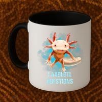 Kawaii Axolotl I Axolotl Questions Funny Axolotl Lover Coffee Mug thumb 2