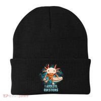 Kawaii Axolotl I Axolotl Questions Funny Axolotl Lover Beanie thumb 0