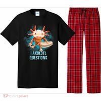 Kawaii Axolotl I Axolotl Questions Funny Axolotl Lover Pajama Set thumb 0