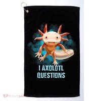 Kawaii Axolotl I Axolotl Questions Funny Axolotl Lover Golf Towel thumb 0