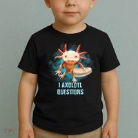 Kawaii Axolotl I Axolotl Questions Funny Axolotl Lover Toddler T-Shirt thumb 2