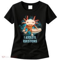 Kawaii Axolotl I Axolotl Questions Funny Axolotl Lover Women's T-Shirt thumb 0