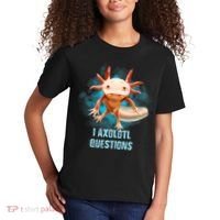 Kawaii Axolotl I Axolotl Questions Funny Axolotl Lover Kids T-Shirt thumb 2