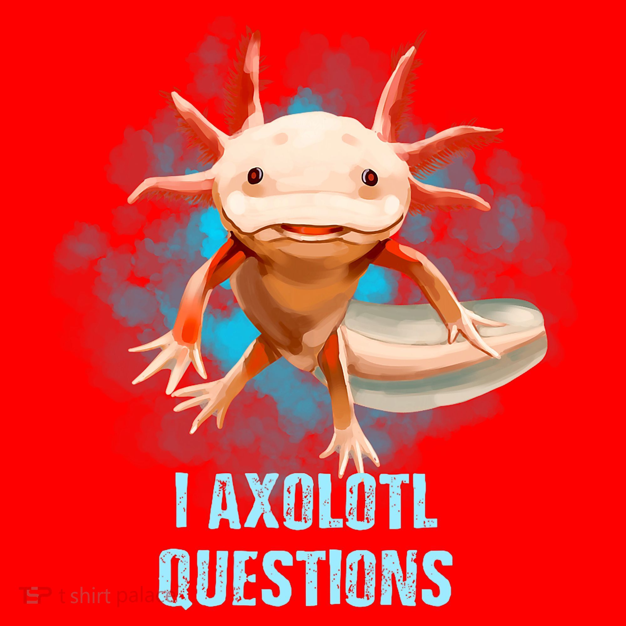Kawaii Axolotl I Axolotl Questions Funny Axolotl Lover Santa Hat