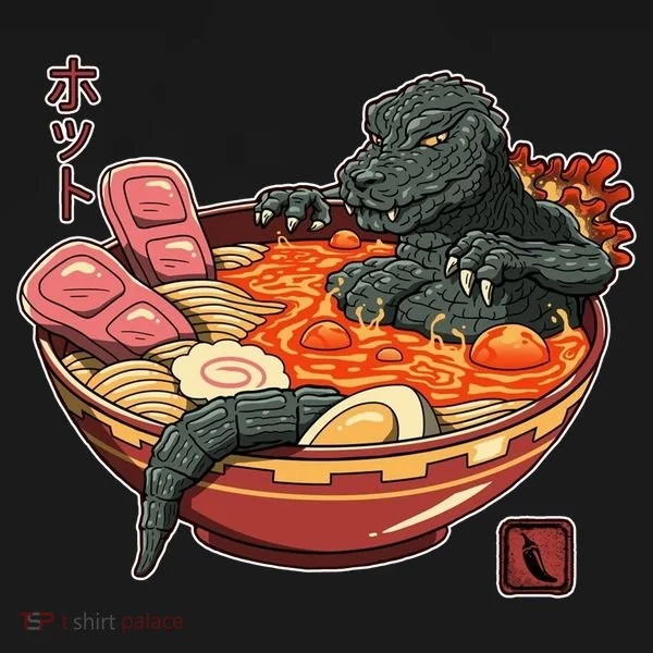 Kaiju Lava Ramen Bucket Hat