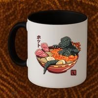 Kaiju Lava Ramen Coffee Mug thumb 2