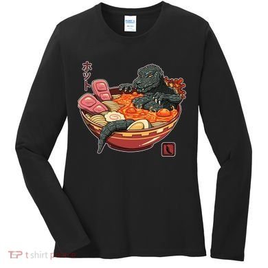 Kaiju Lava Ramen Women's Long Sleeve Shirt