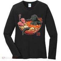 Kaiju Lava Ramen Women's Long Sleeve Shirt thumb 0