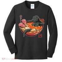 Kaiju Lava Ramen Kids Long Sleeve Shirt thumb 0