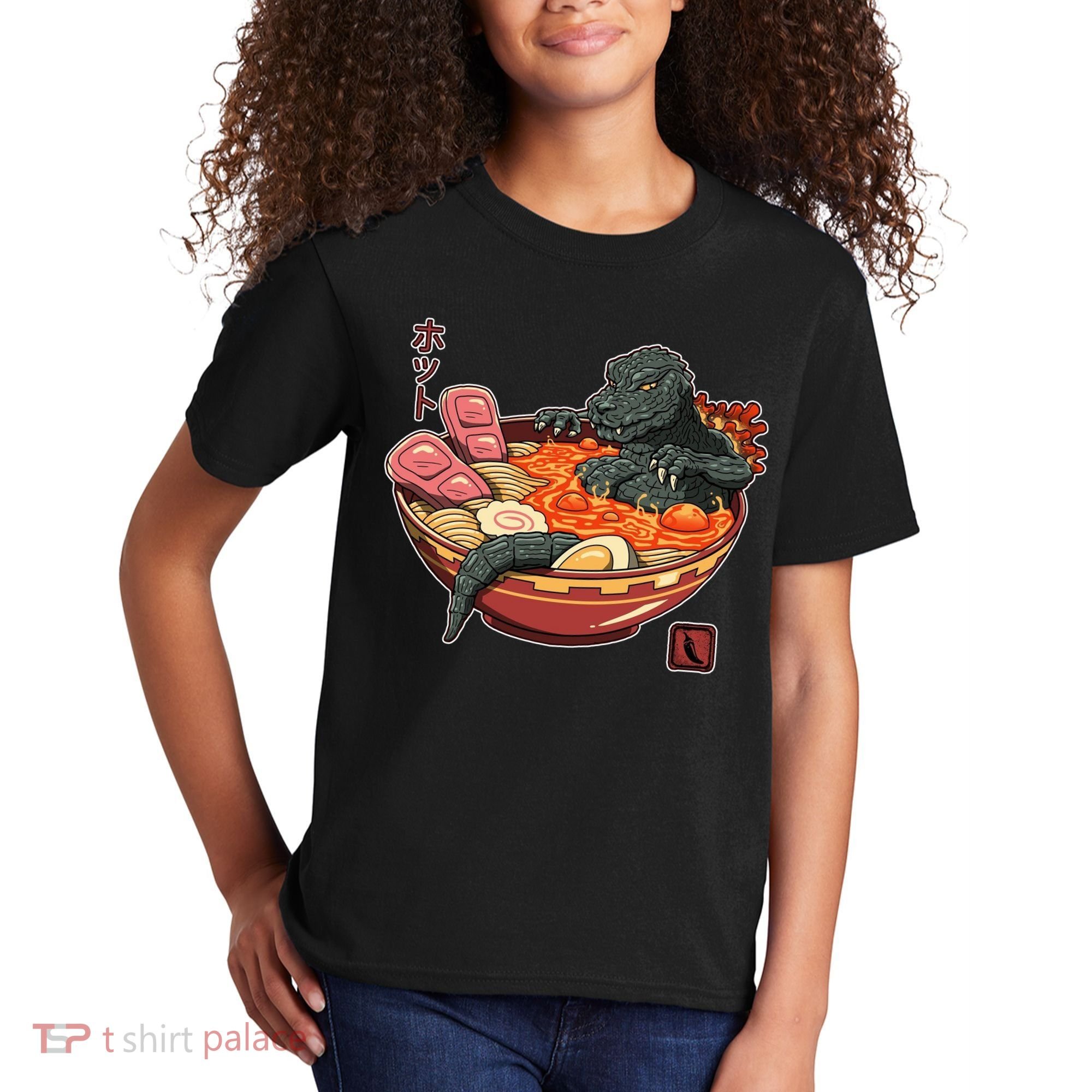 Kaiju Lava Ramen Kids T-Shirt