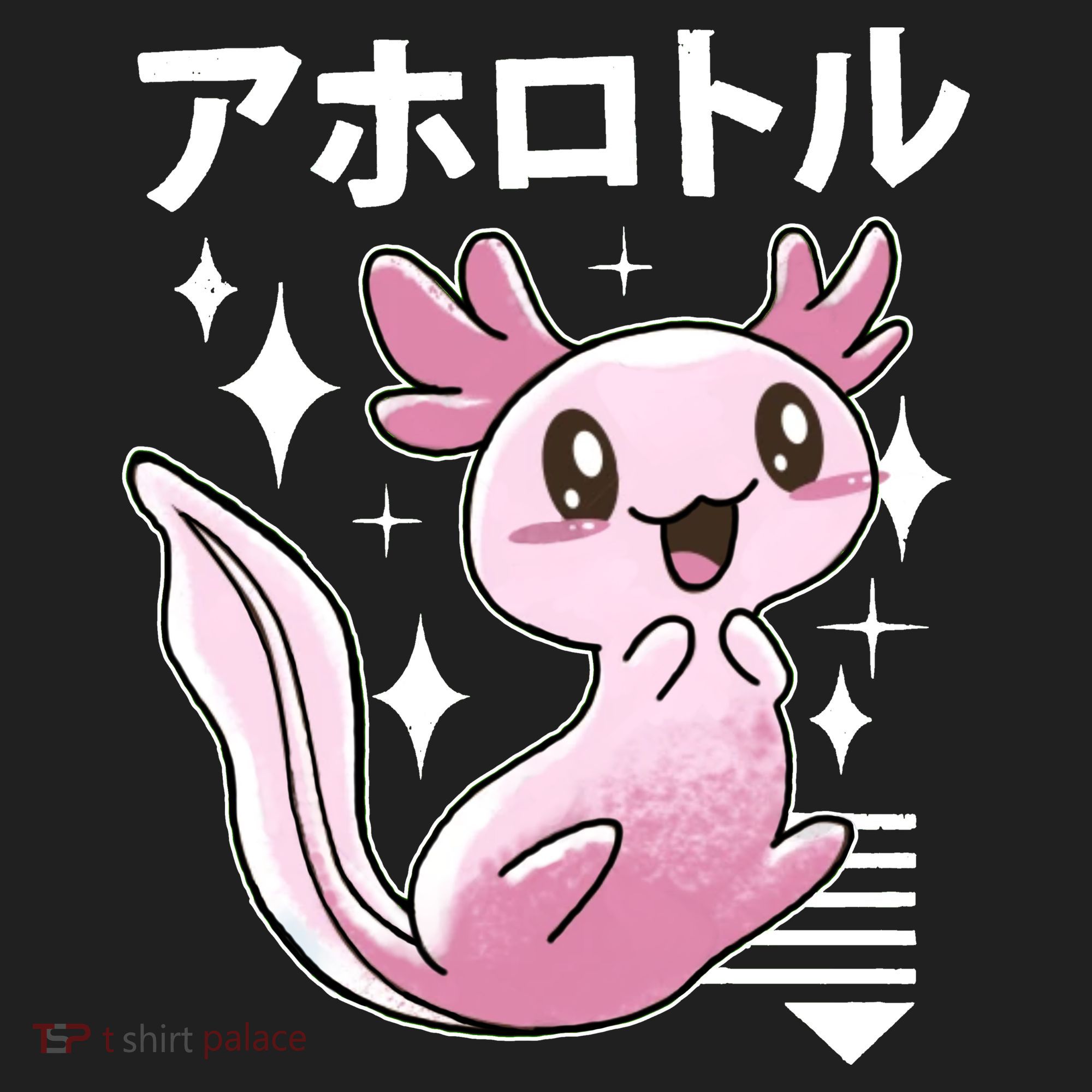 Kawaii Axolotl Comfort Colors Heavyweight Long Sleeve T-Shirt