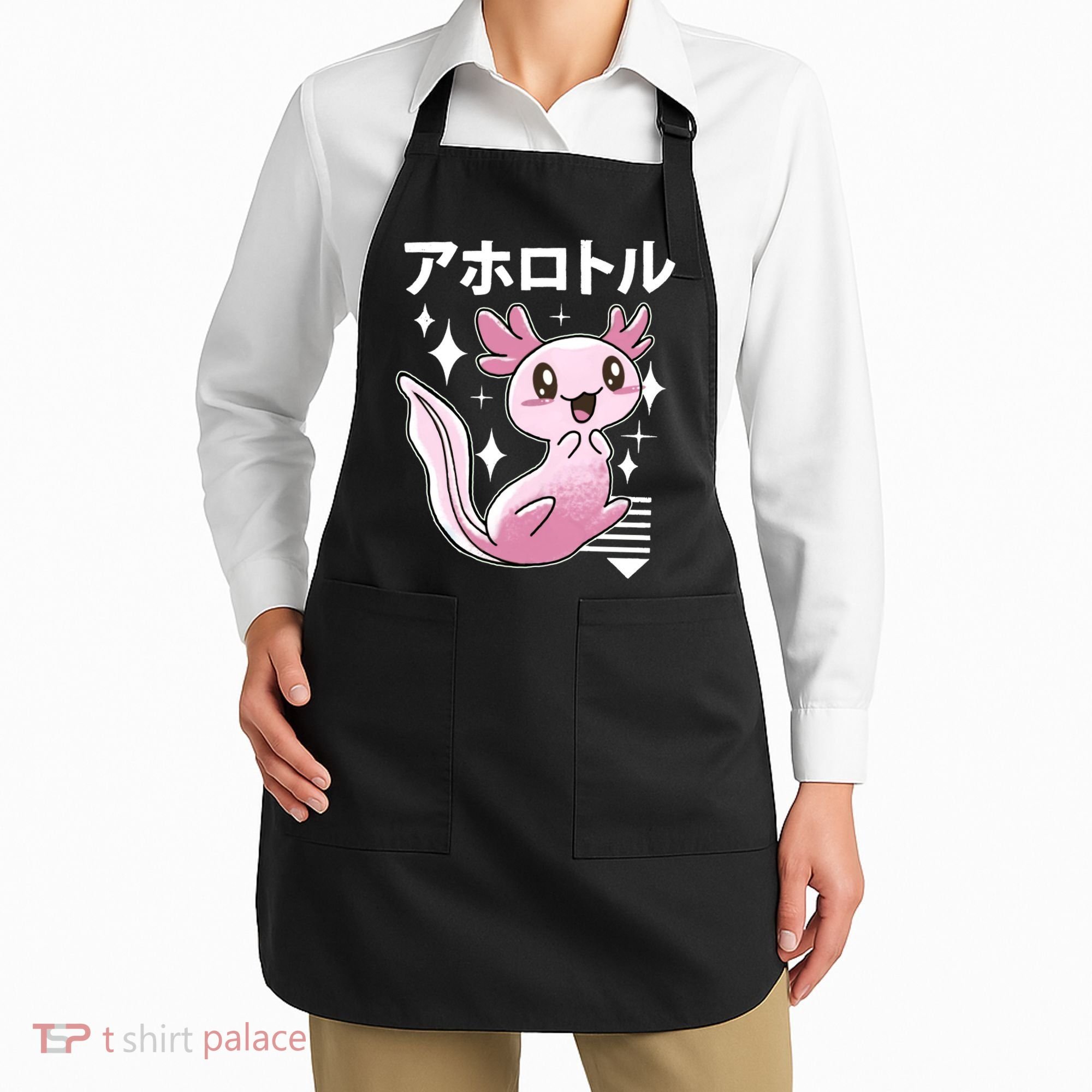 Kawaii Axolotl Apron