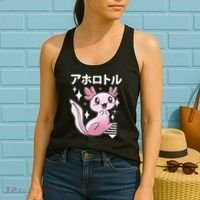 Kawaii Axolotl Women's Tank Top thumb 2