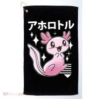 Kawaii Axolotl Golf Towel thumb 0