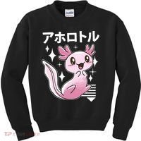 Kawaii Axolotl Kids Sweatshirt thumb 0