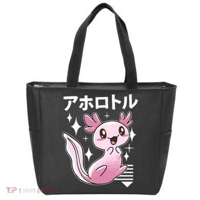 Kawaii Axolotl Tote Bag