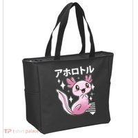 Kawaii Axolotl Tote Bag thumb 2