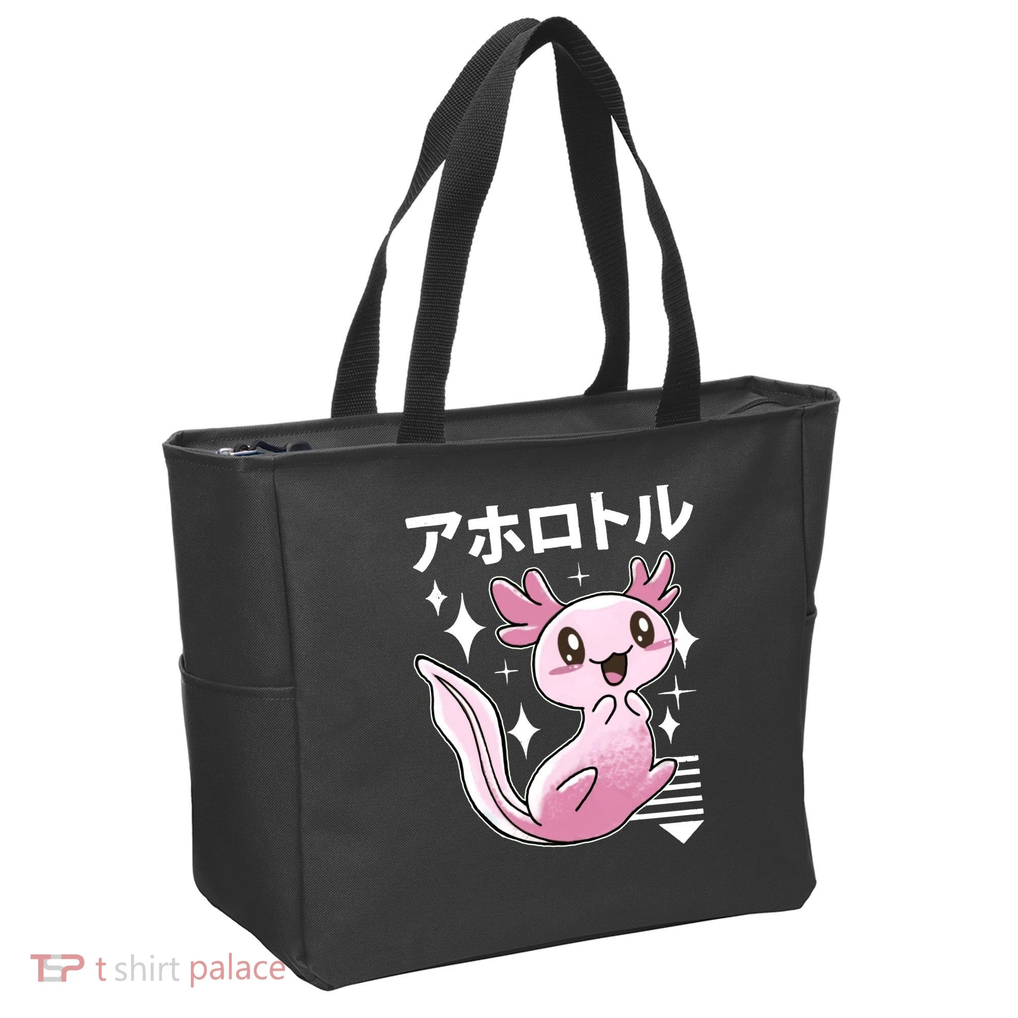Kawaii Axolotl Tote Bag