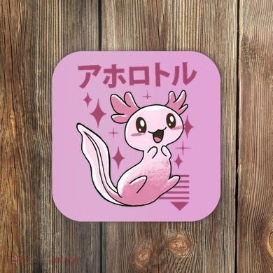Kawaii Axolotl Coaster