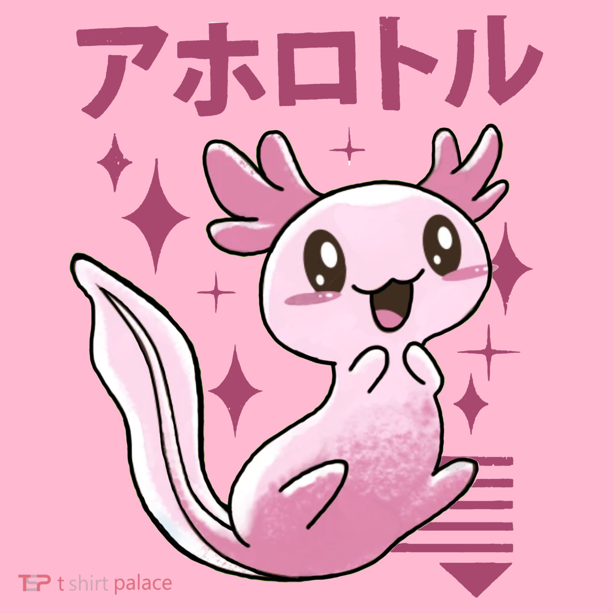Kawaii Axolotl Coaster