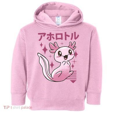 Kawaii Axolotl Toddler Hoodie