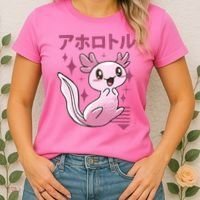 Kawaii Axolotl Women's T-Shirt thumb 2