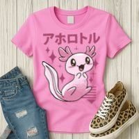 Kawaii Axolotl Women's T-Shirt thumb 3