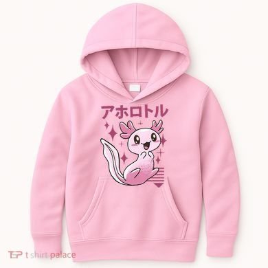 Kawaii Axolotl Kids Hoodie