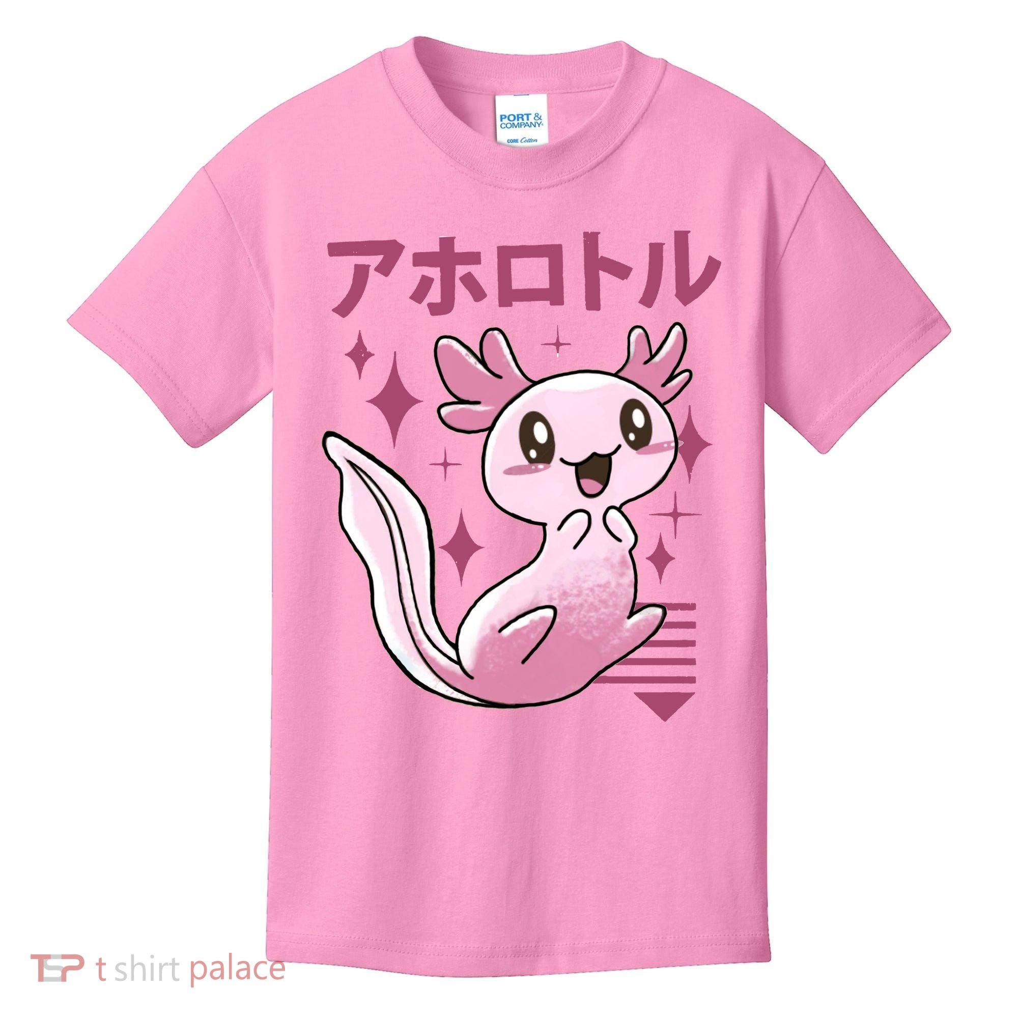 Kawaii Axolotl Kids T-Shirt